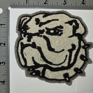 POLO RALPH LAUREN RARE VINTAGE Bulldog Embroidered Patch